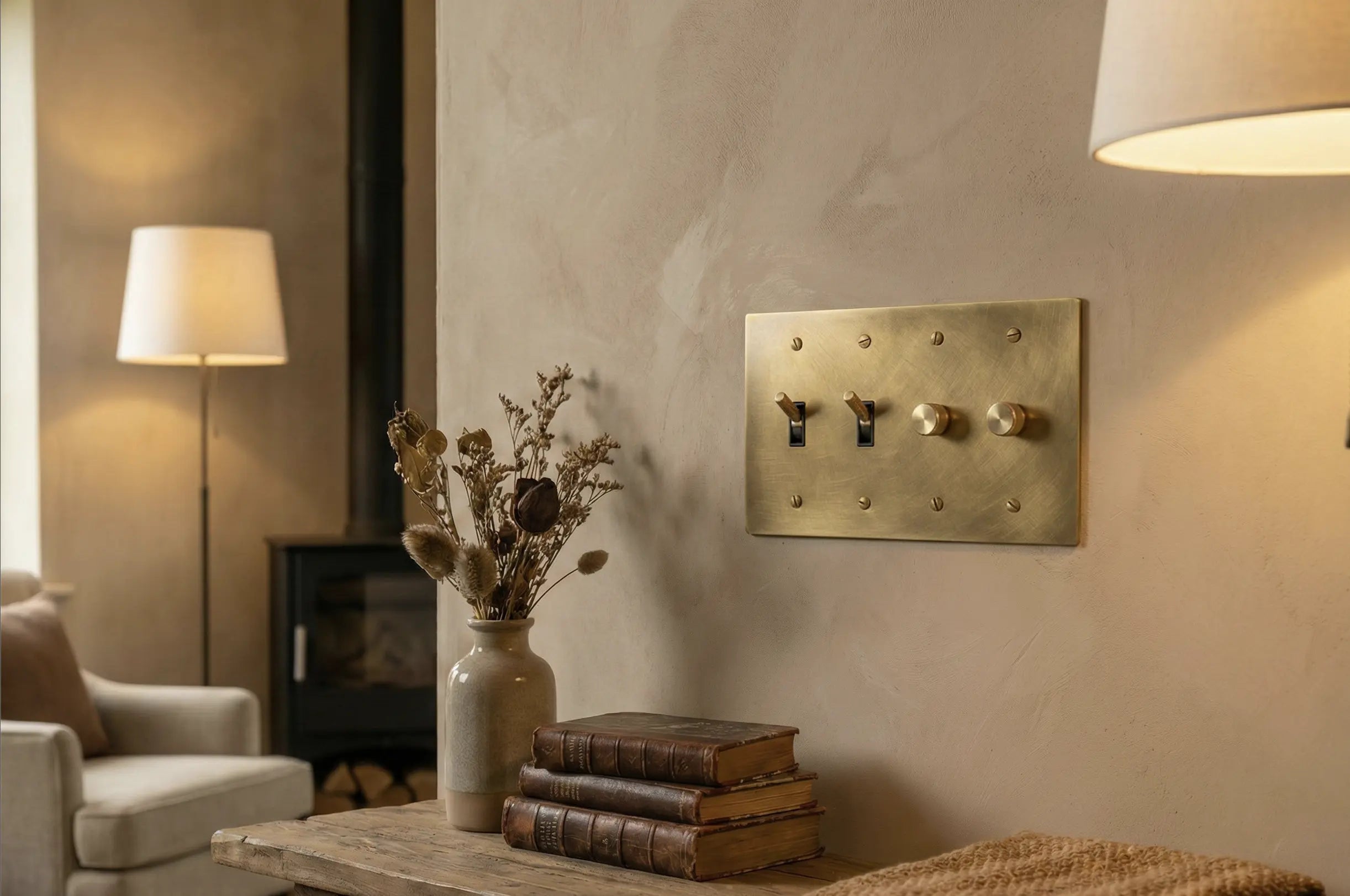 Antique Brass Light Switches & Outlets