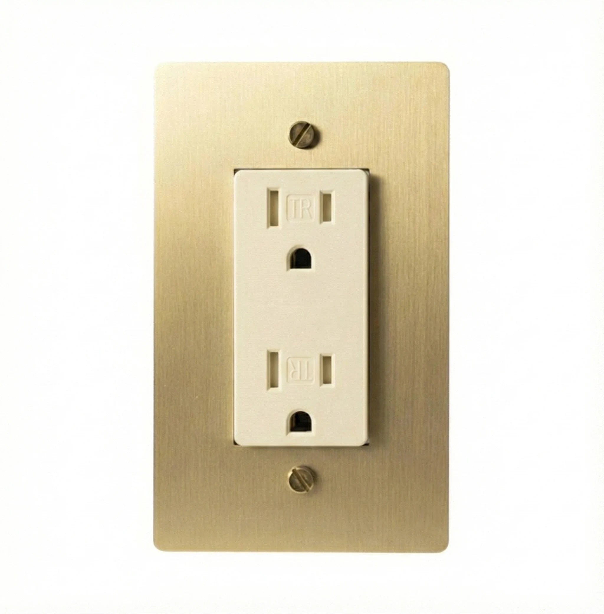 Solid Brass Duplex Outlet
