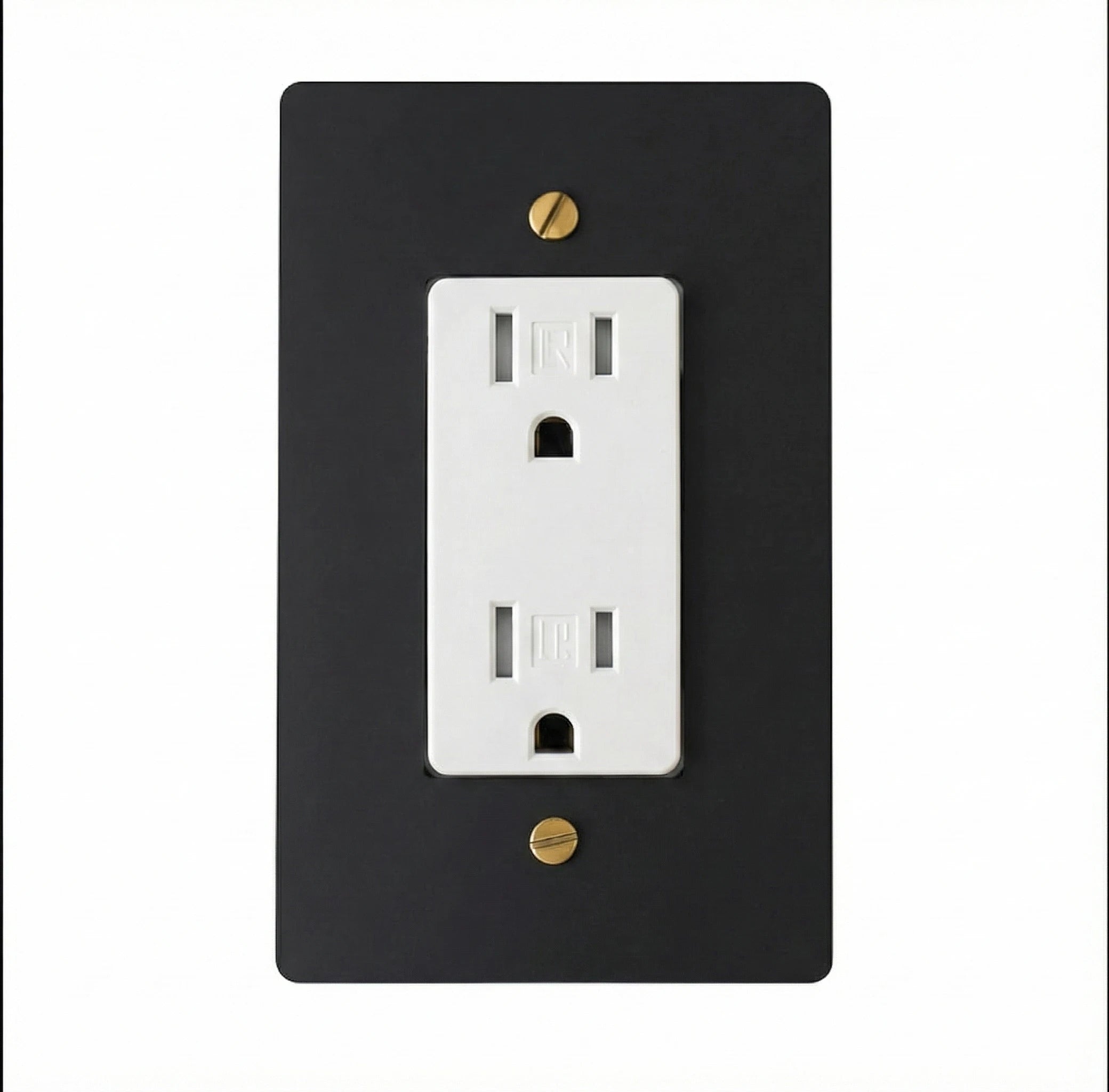 Solid Brass Duplex Outlet