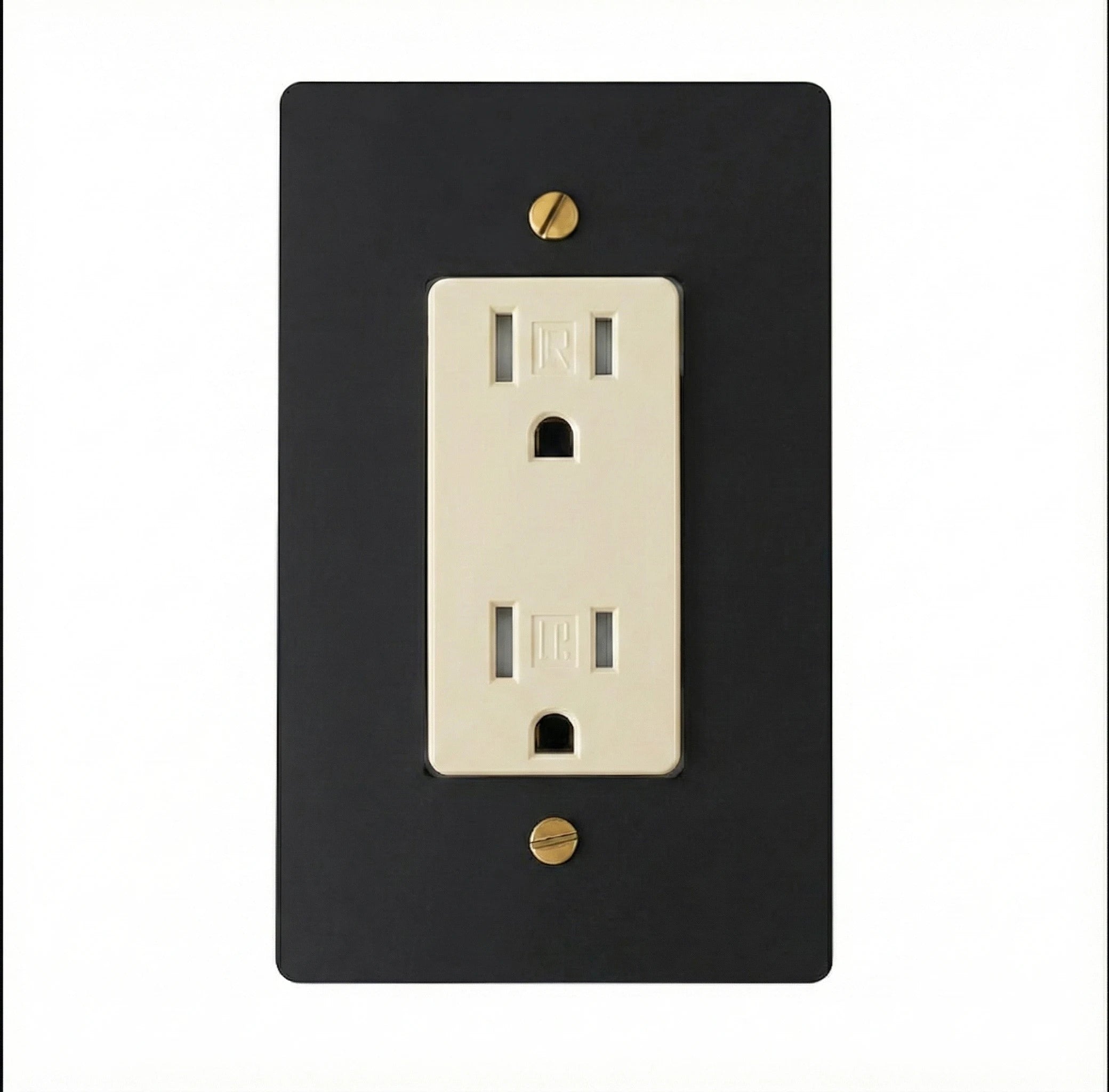 Solid Brass Duplex Outlet