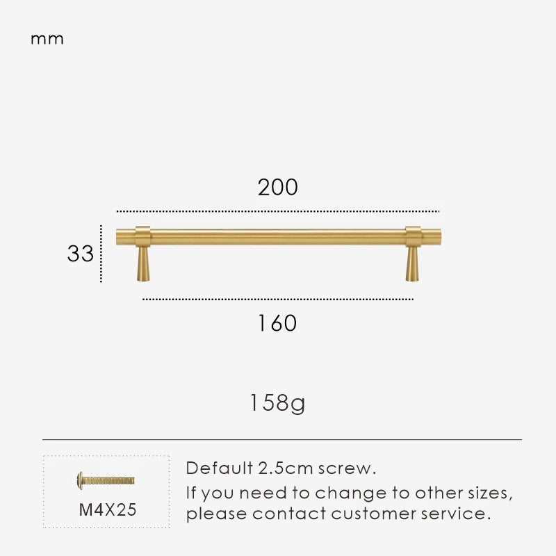 Measurement chart for a gold brass stepped ring pull 200 mm with dimensions and weight information.