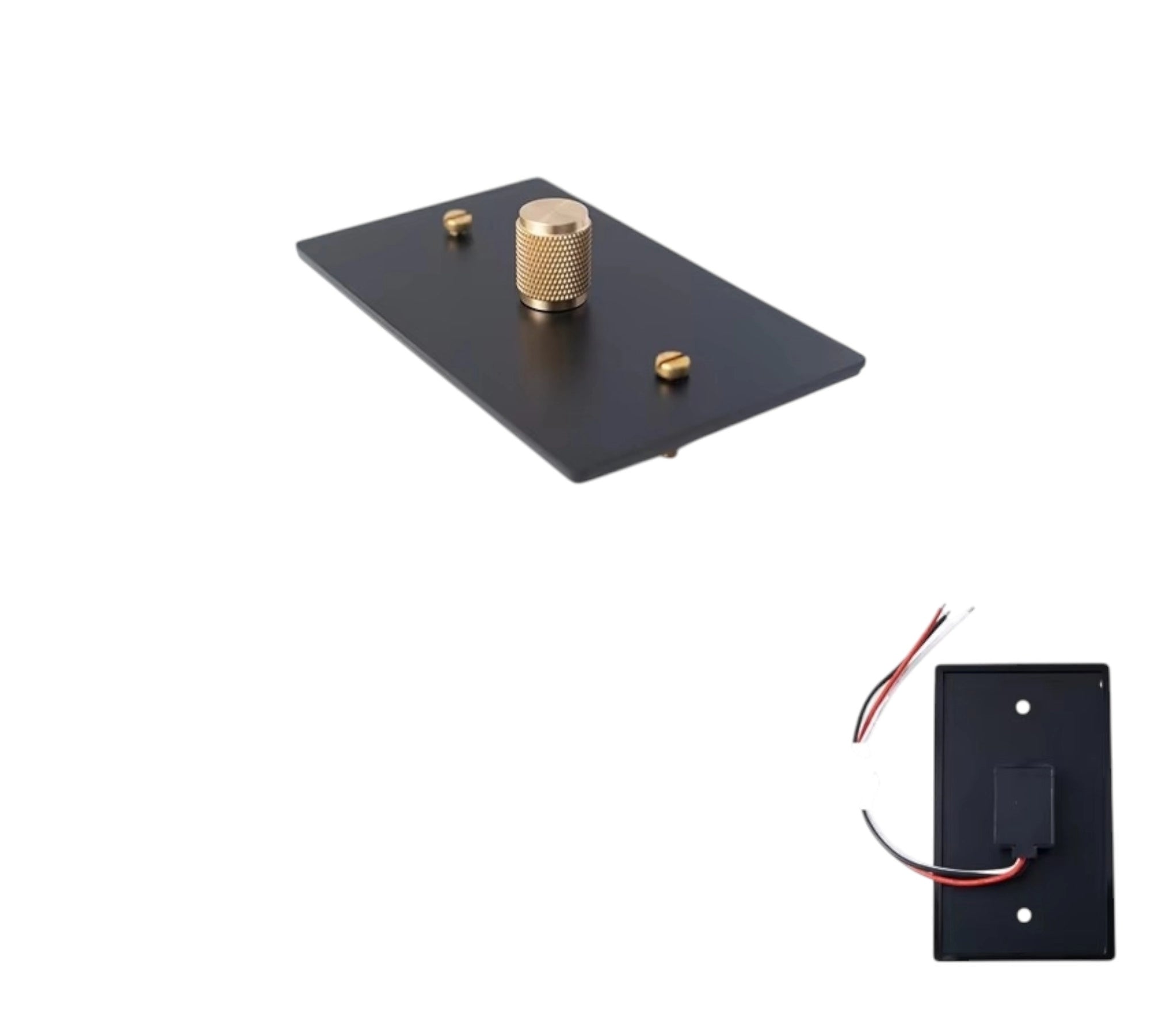 Low voltage rotary brass dimmer