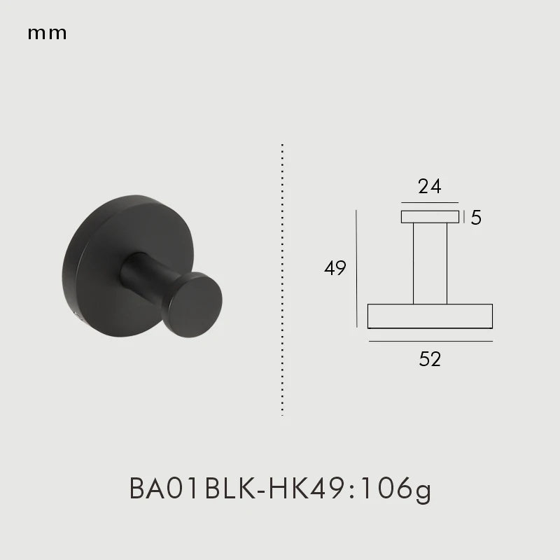 Brass Knurled Bathroom Accessories – Towel Bar, Hooks & Roll Holder Set