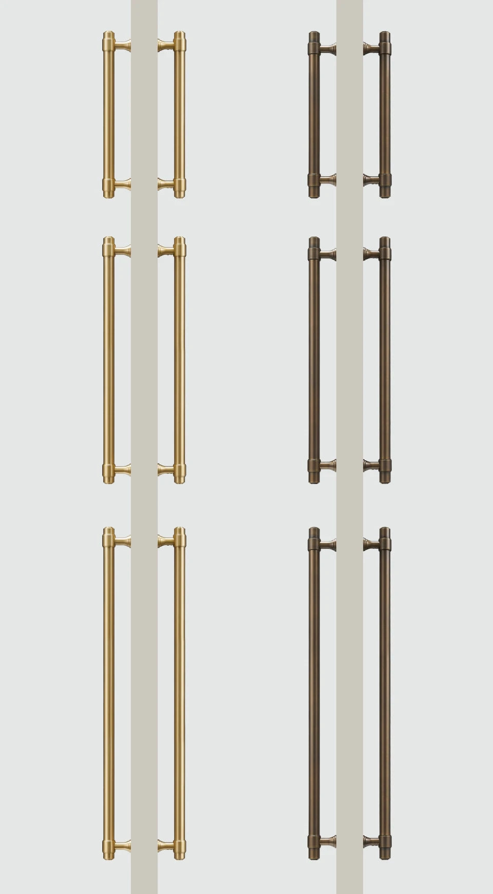 Solid Brass Door Pull Handle – Classical Style for Cabinets & Doors