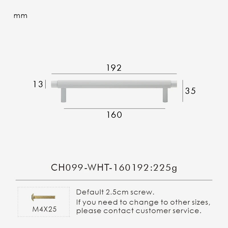 Solid Brass Linear Handle – Modern T-Bar Cabinet & Drawer Pull