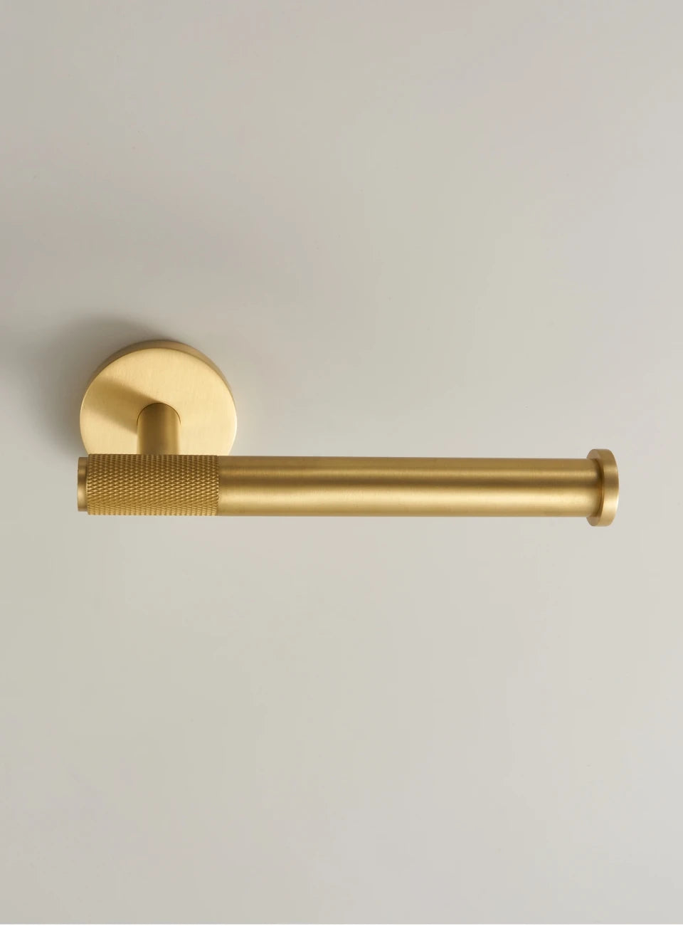 Brass Knurled Bathroom Accessories – Towel Bar, Hooks & Roll Holder Set