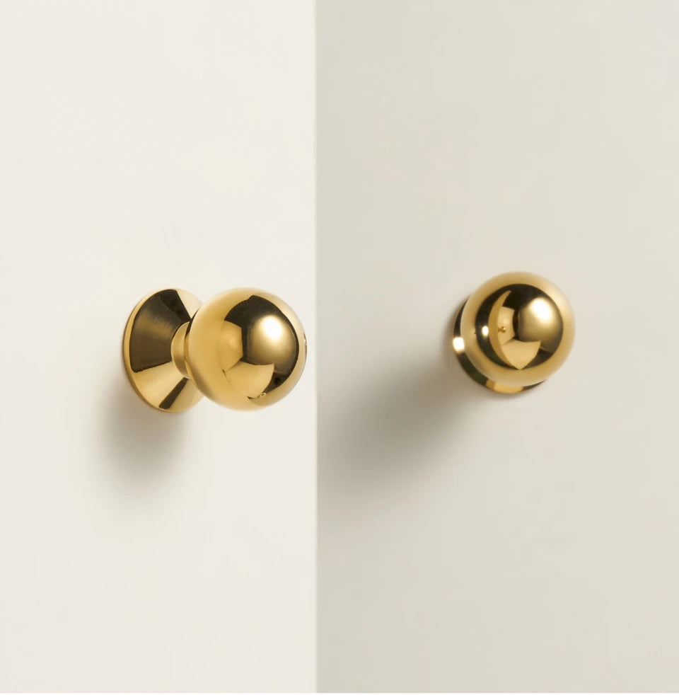 Brass Chrome Gold Handle – French Luxury Cabinet & Door Pull