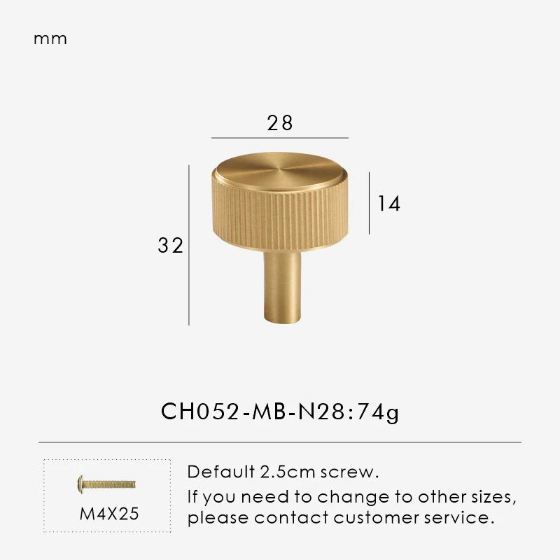 Solid Brass Linear Handle – Long T-Bar Cabinet & Drawer Pull