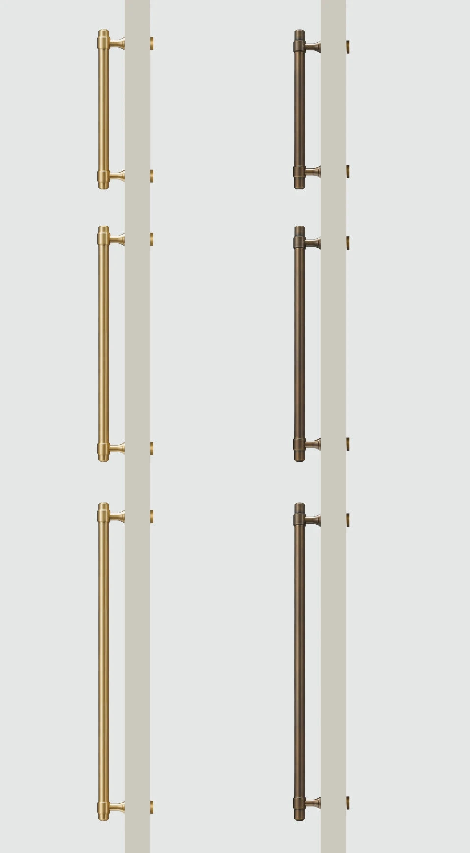 Solid Brass Door Pull Handle – Classical Style for Cabinets & Doors