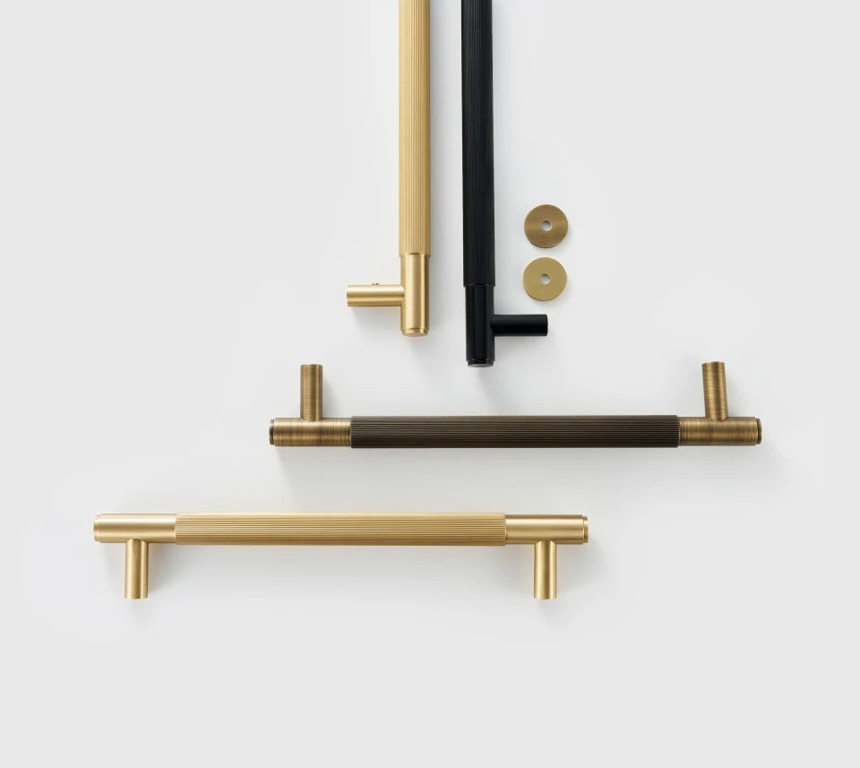 Brass Linear Door Pull Bar – Double or Single-Sided Handle