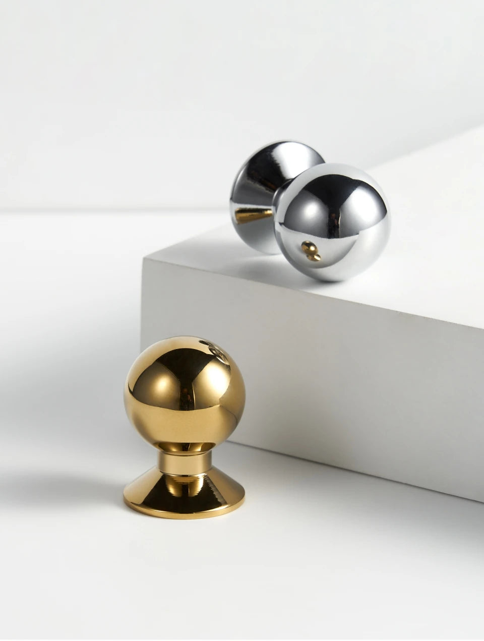 Brass Chrome Gold Handle – French Luxury Cabinet & Door Pull