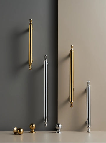 Brass Chrome Gold Handle – French Luxury Cabinet & Door Pull