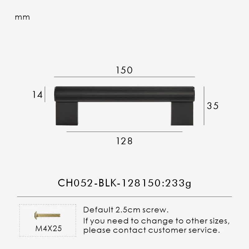 Solid Brass Linear Handle – Long T-Bar Cabinet & Drawer Pull