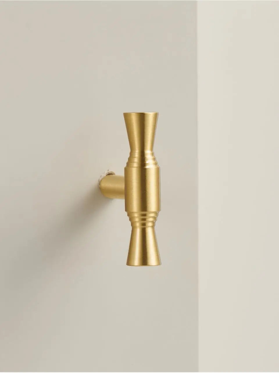 Solid Brass T-Bar Handle – Modern Long Cabinet & Drawer Pull