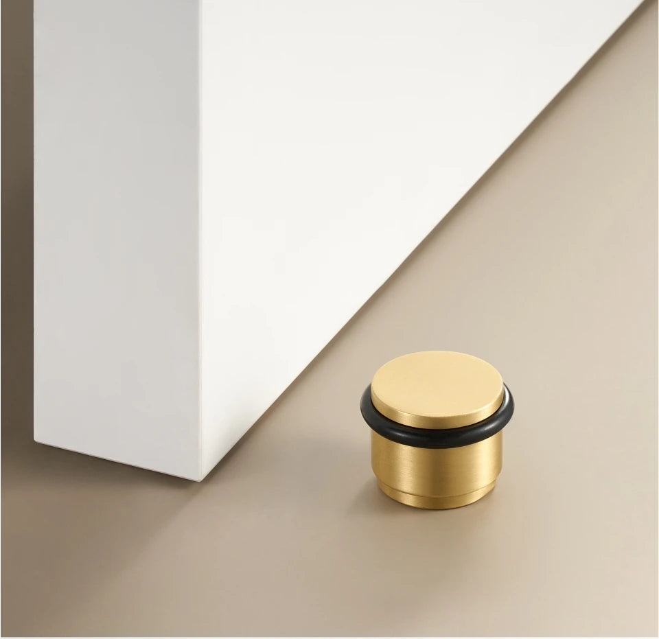 Solid Brass Door Stopper – Heavy-Duty Indoor & Outdoor Use