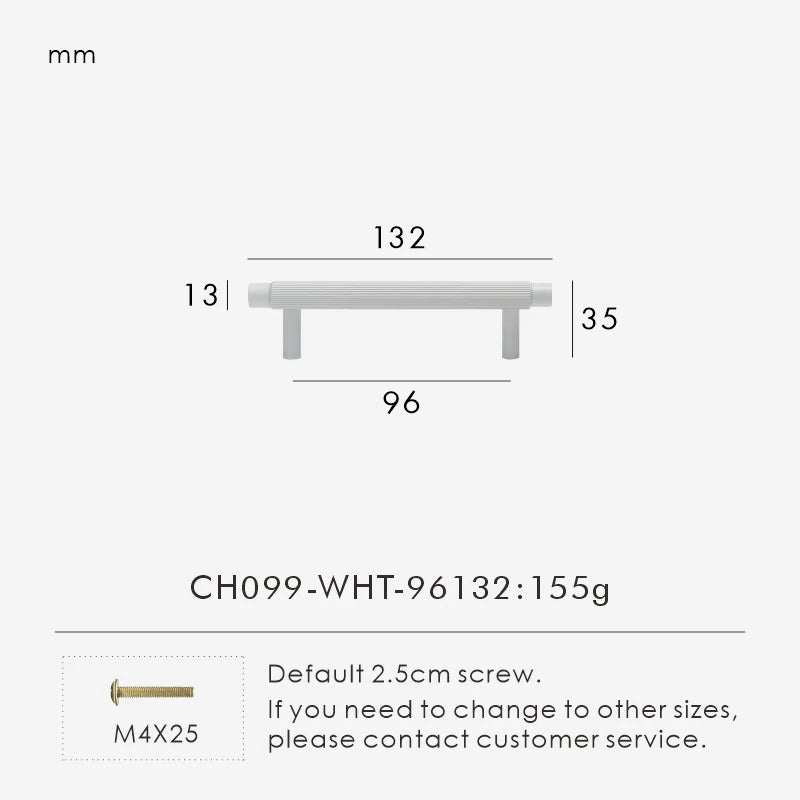 Solid Brass Linear Handle – Modern T-Bar Cabinet & Drawer Pull