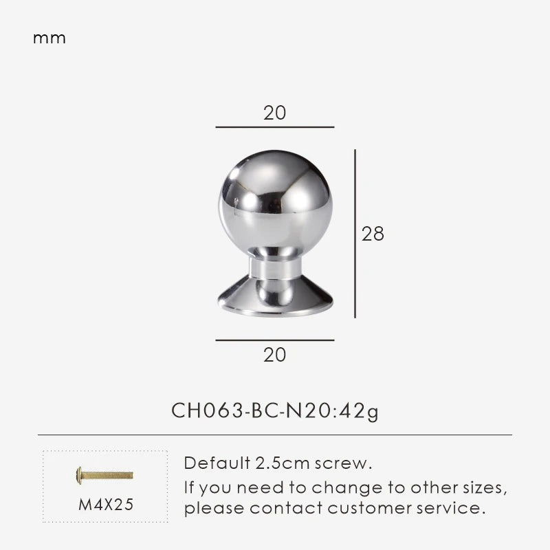 Brass Chrome Gold Handle – French Luxury Cabinet & Door Pull