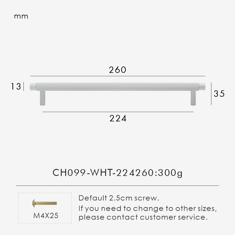 Solid Brass Linear Handle – Modern T-Bar Cabinet & Drawer Pull