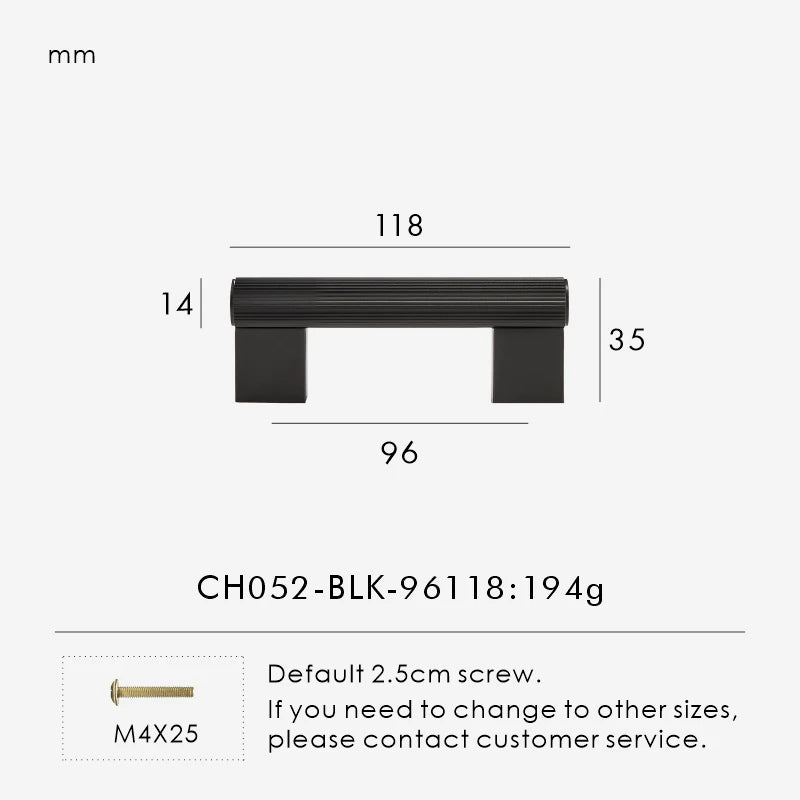 Solid Brass Linear Handle – Long T-Bar Cabinet & Drawer Pull