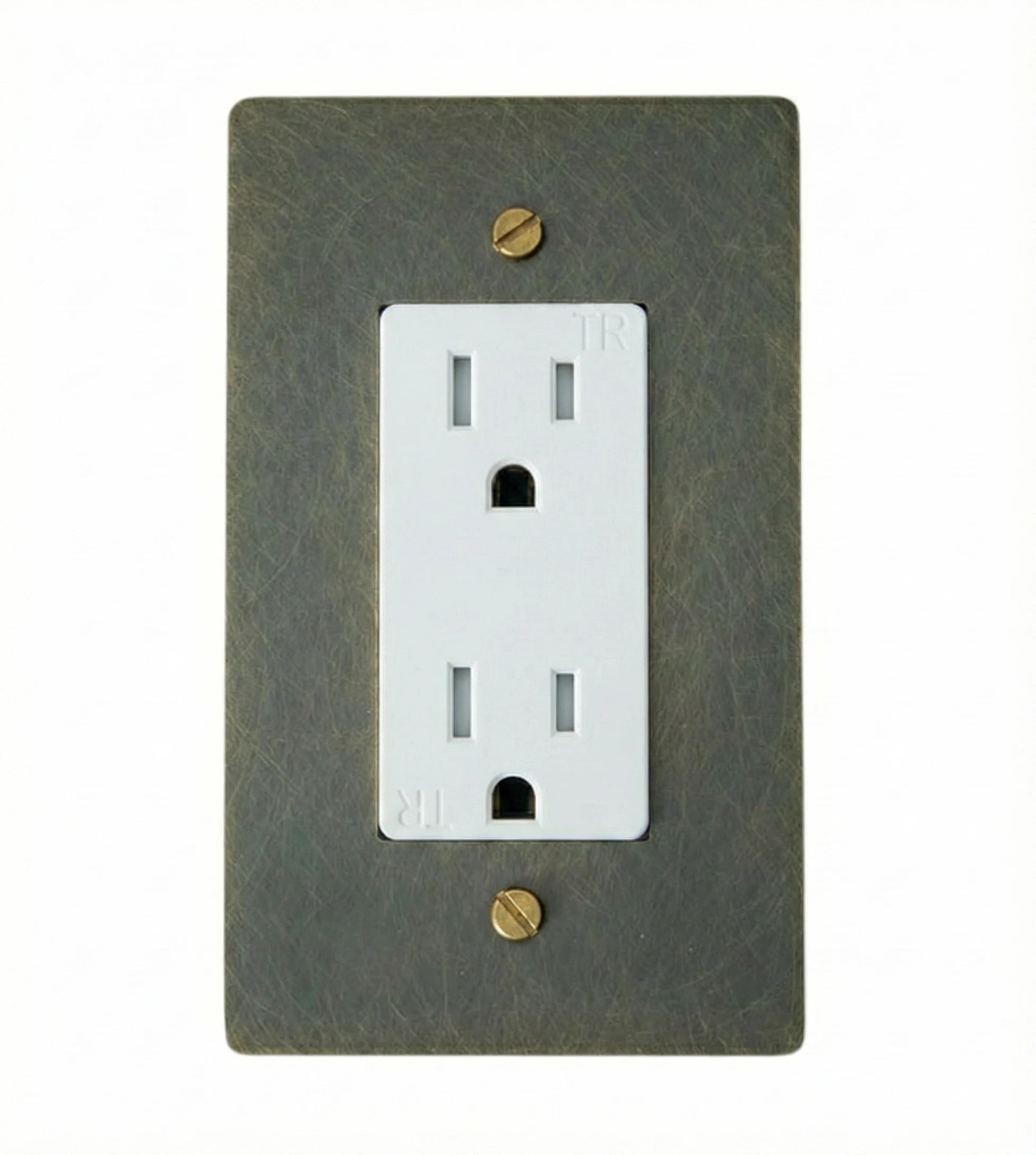 Solid Brass Duplex Outlet