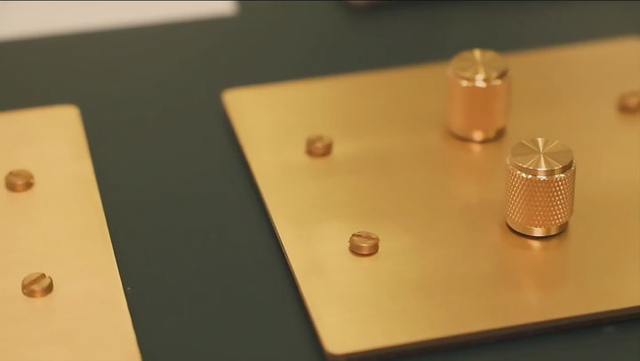 Designer Solid Brass Switch Plates & Hardware