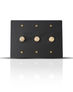 Black Brass Dimmer Switch - Customized lighting control