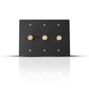 Black Brass Dimmer Switch - Customized lighting control