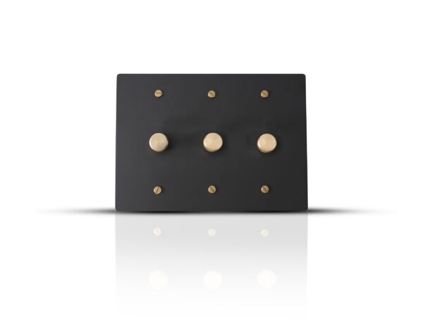 Black Brass Dimmer Switch - Customized lighting control