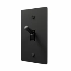 black brass toggle switch