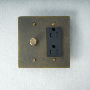 1dimmer Outlet Bronze