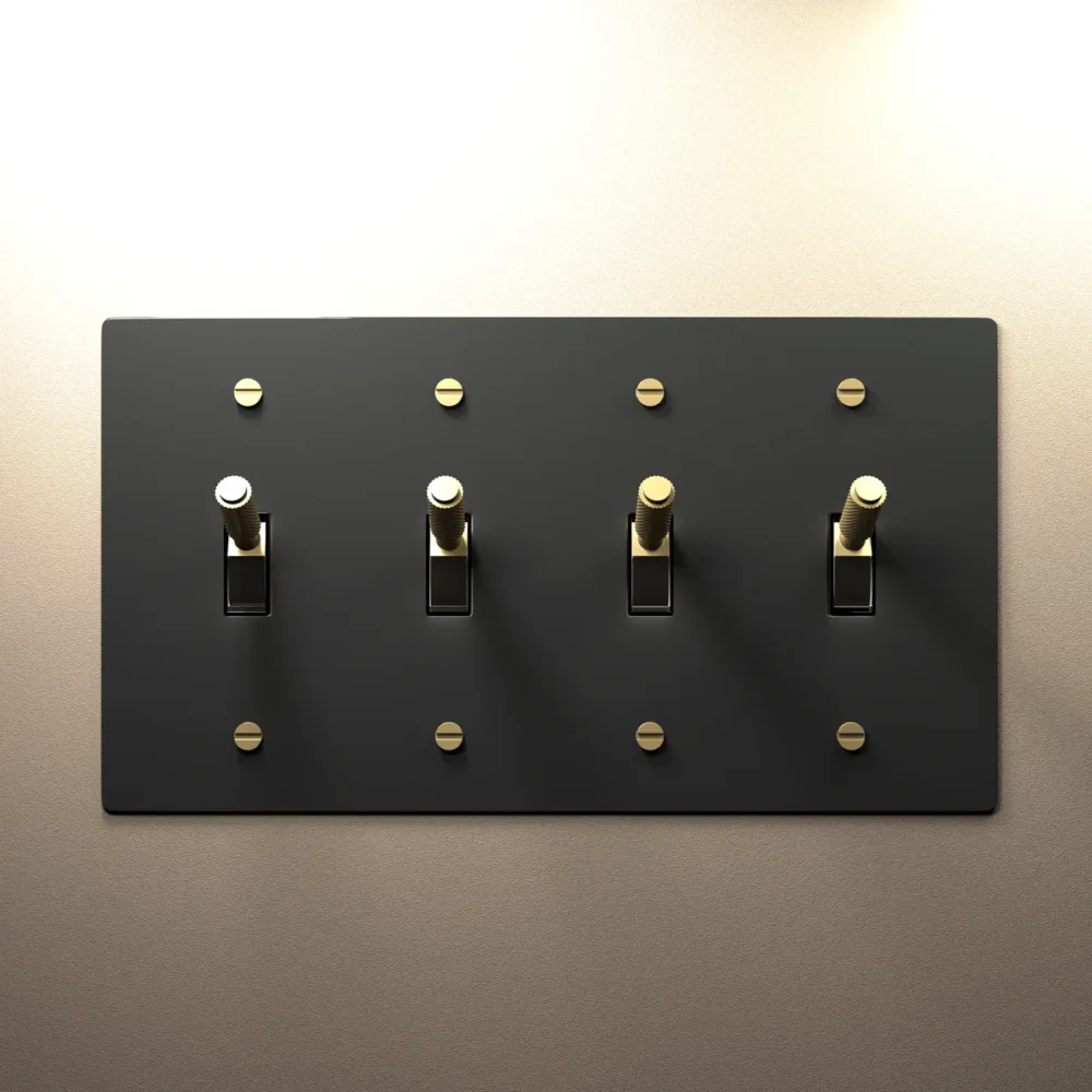 Black Brass Toggle Switch - Image 8