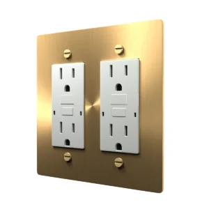 Brass outlet