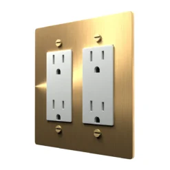 Brass outlet