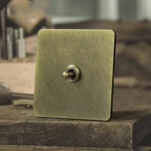 Bronze antique toggle light switch