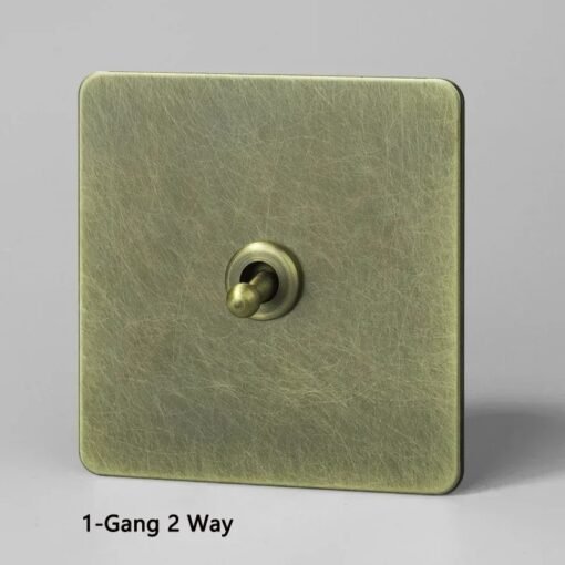 Bronze Wall Light Toggle Switch - Image 2