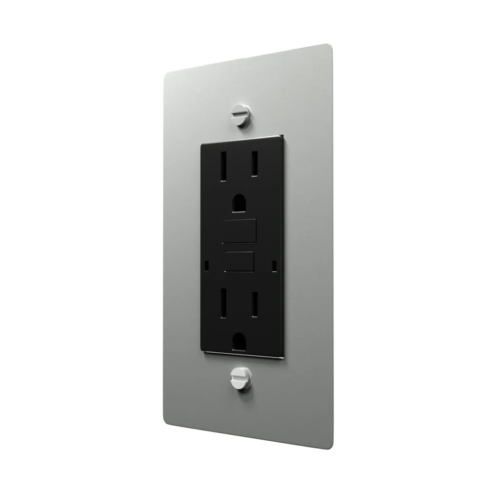 Stainless steel outlet