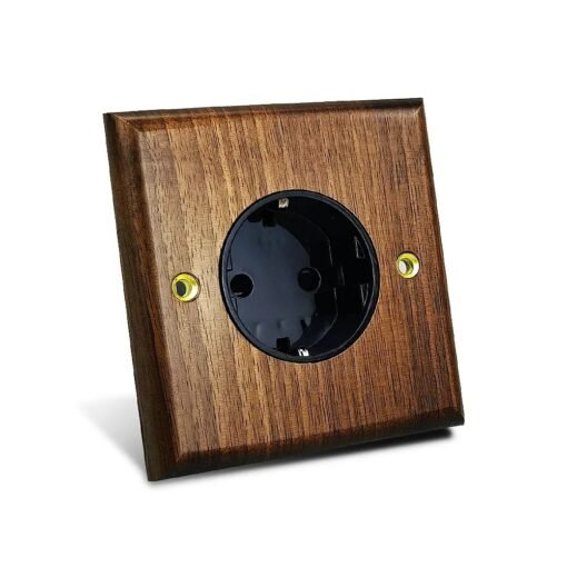 Wooden Toggle Light Switch with Antique Brass Knob - Image 13