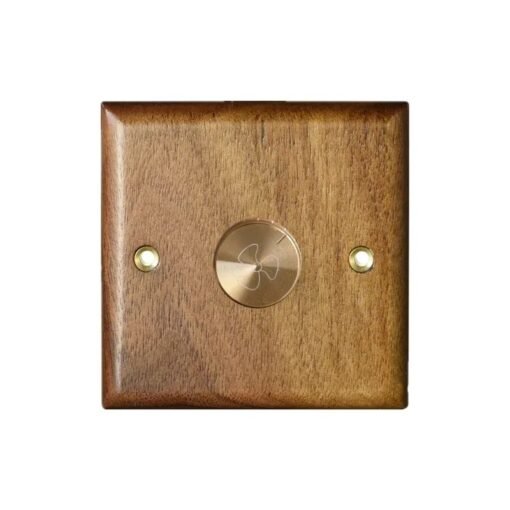 Wooden Toggle Light Switch with Antique Brass Knob - Image 18