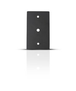 Black Brass 1 Gang Dimmer Cover Plate