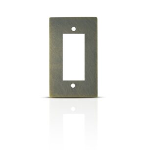 Bronze brass outlet cover plate