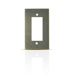 Bronze brass outlet cover plate