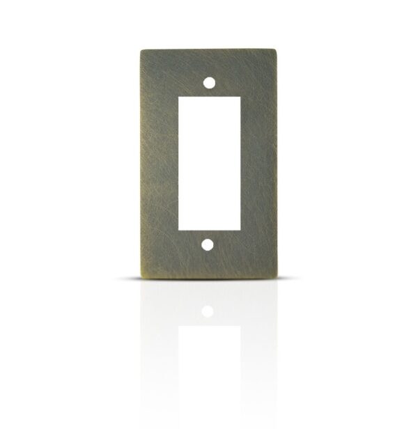 Bronze brass outlet cover plate