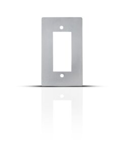 Silver outlet cover plate
