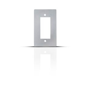 Silver outlet cover plate