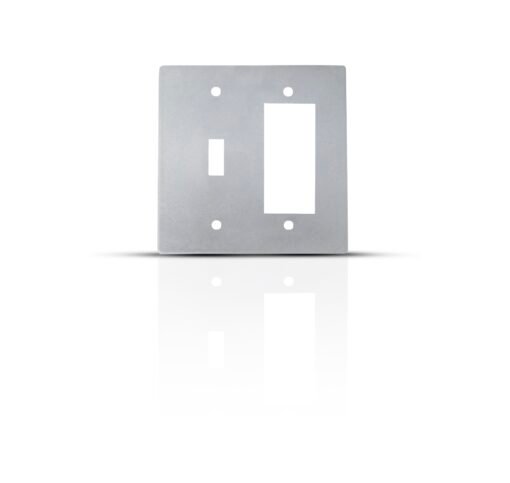 Toggle and 1 GFCI Decora Outlet Combo Switch Plate Cover