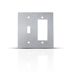 Stainless steel switch cover plates