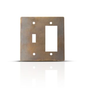 Brass switch cover plates