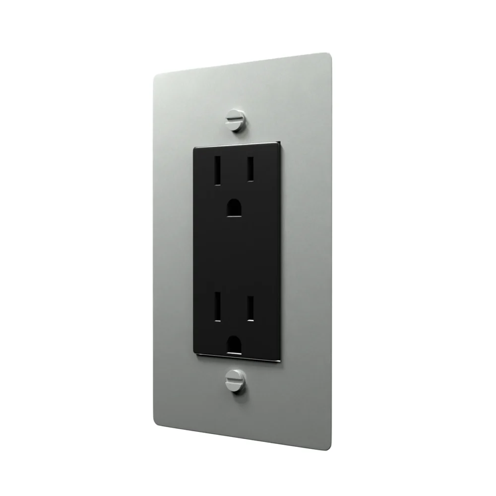 Stainless steel outlet