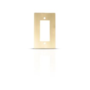 Satin Gold outlet cover plate