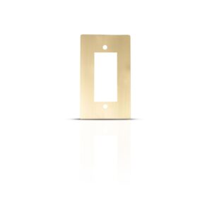 Satin Gold outlet cover plate
